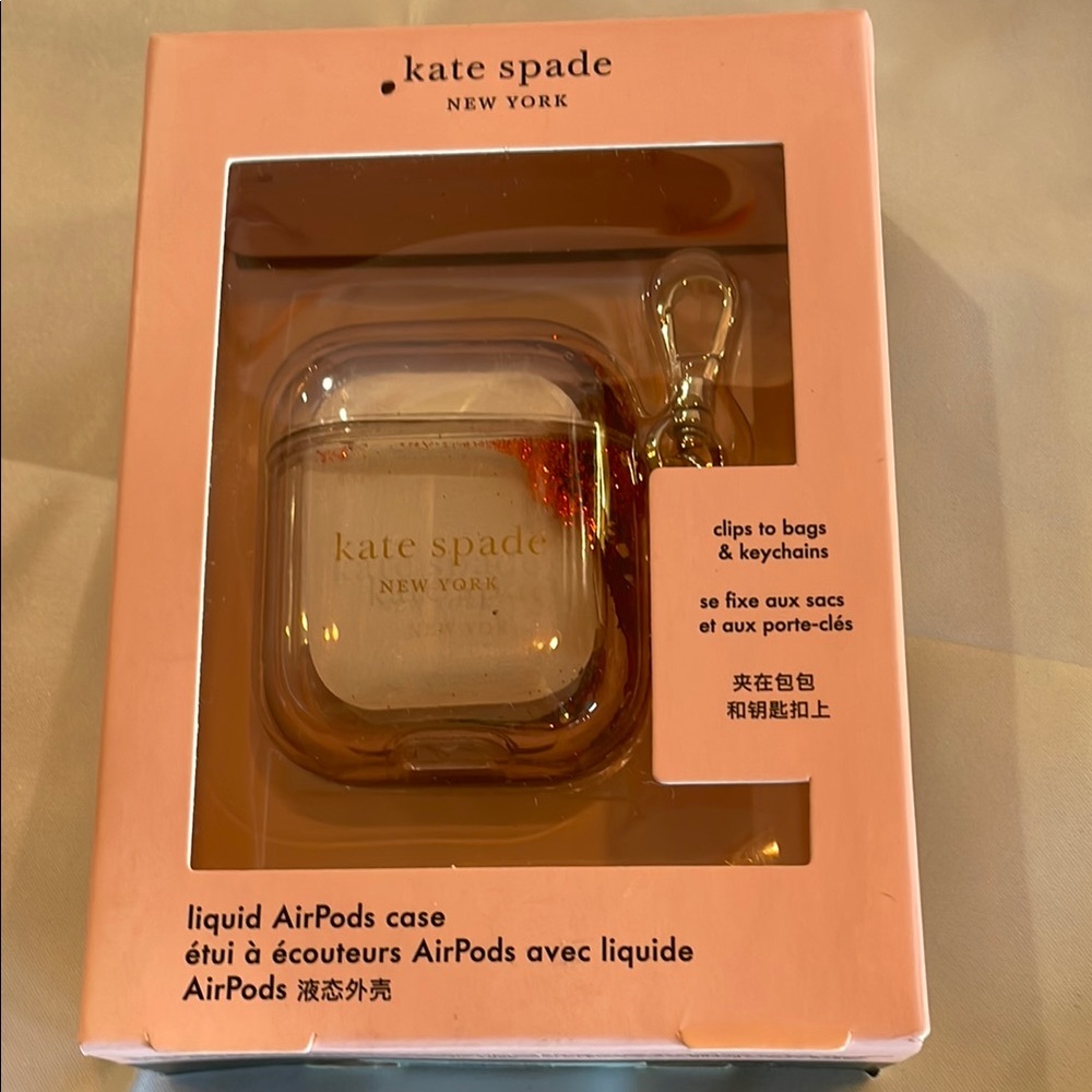 Kate Spade New York Liquid AirPods case. NIB